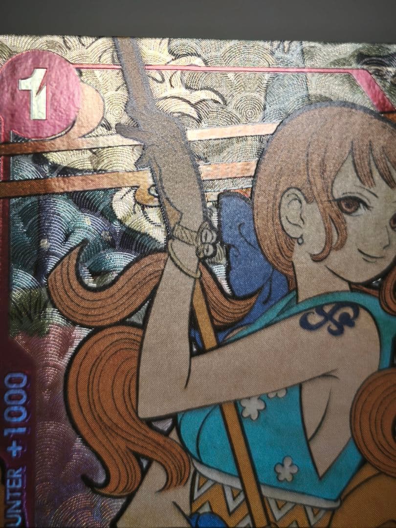 ワンピースカード　1stAnniversary　英語版　ナミ　プロモ　浮世絵