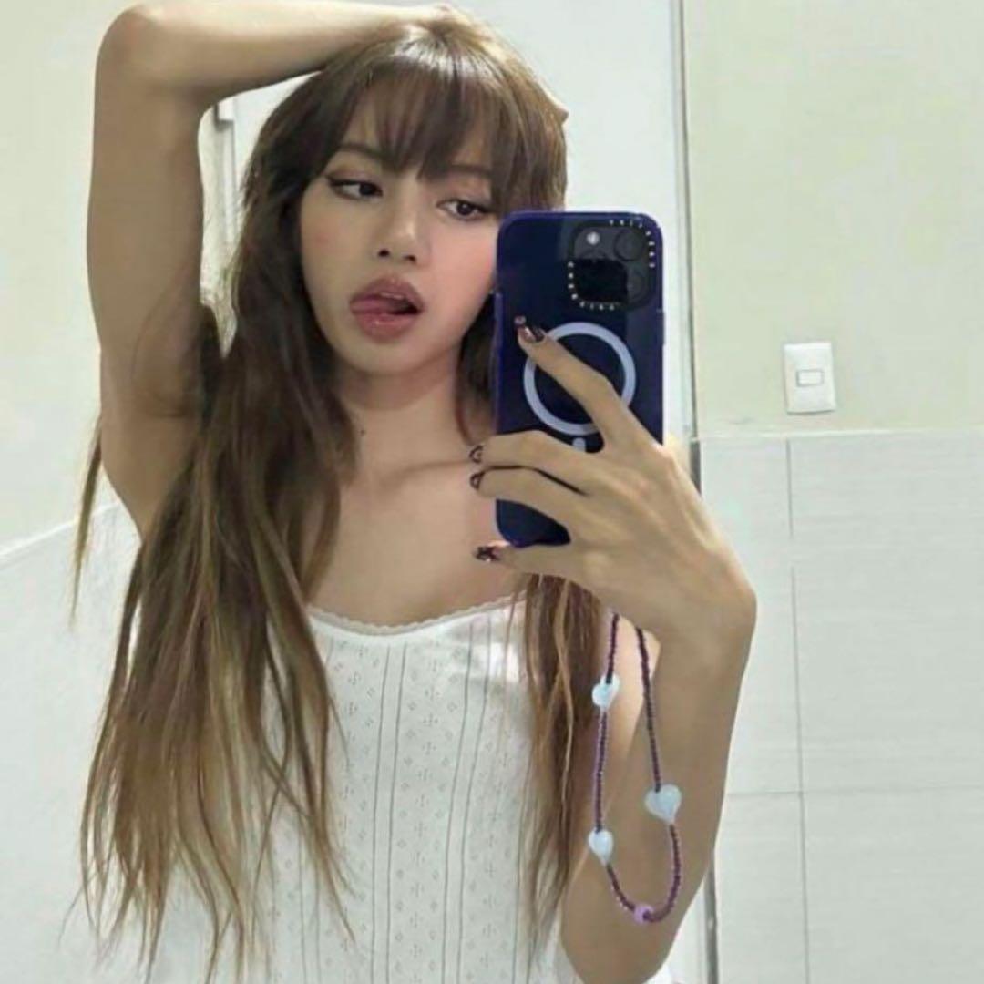 正規品 ストリングティング ハート パープル BLACKPINK リサ