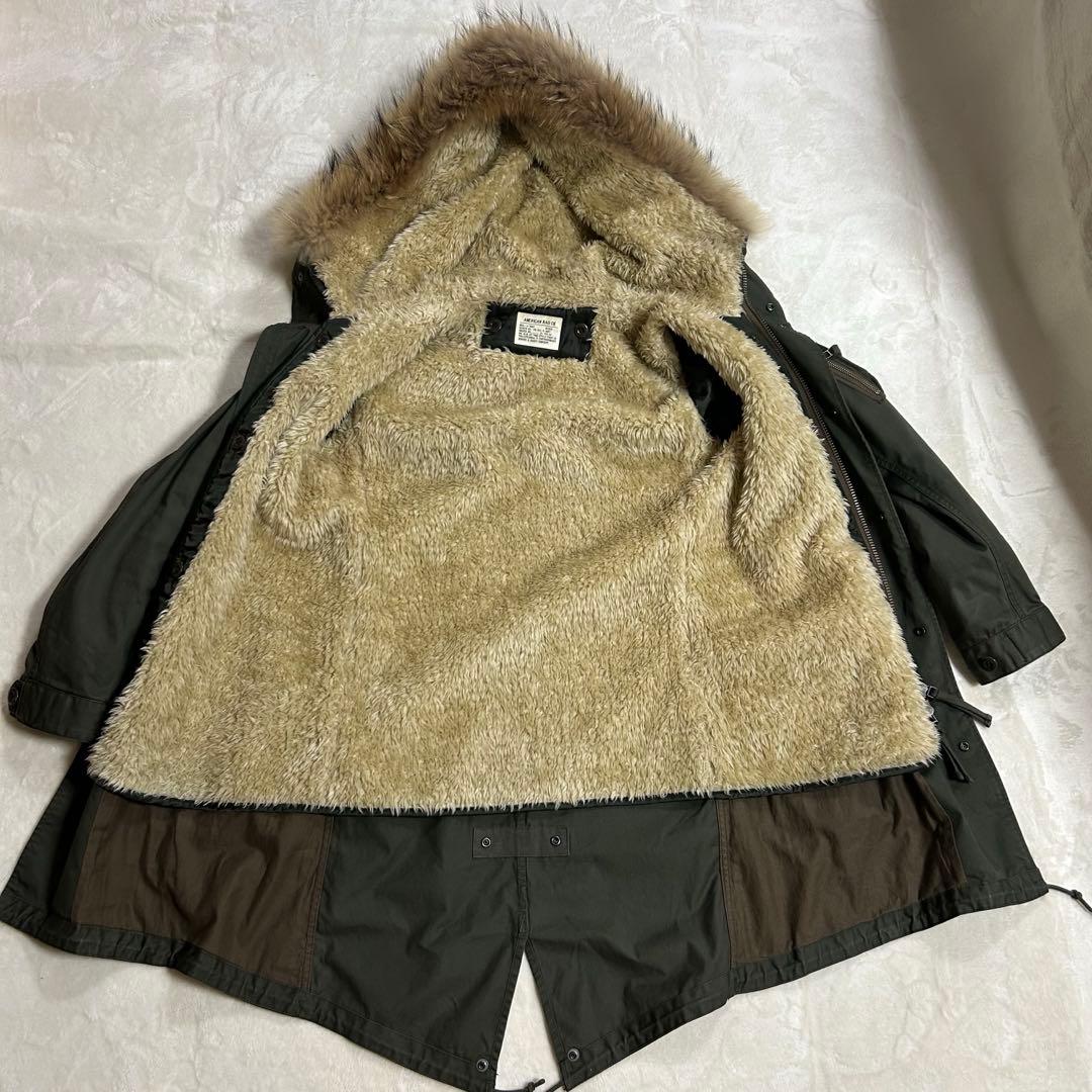 アメリカンラグシー　モッズコート　２Way　M-65　シェルパーカー　カーキ　S