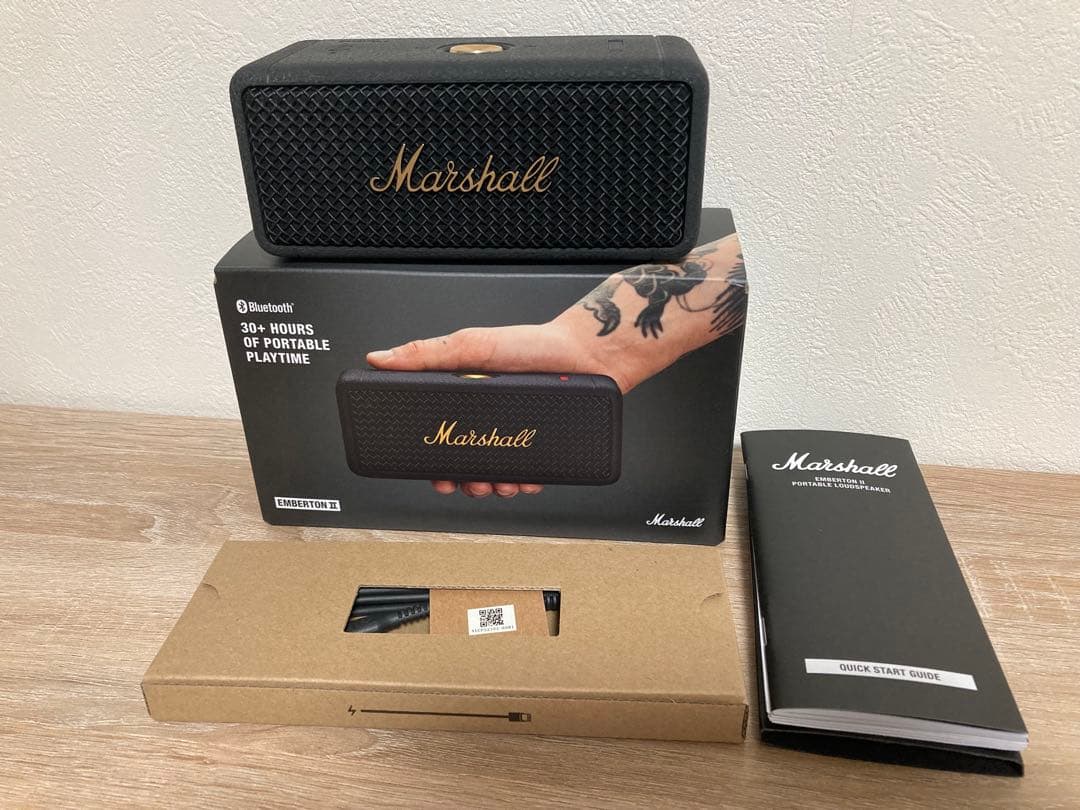 Marshall Emberton Ⅱブラック&ブラス