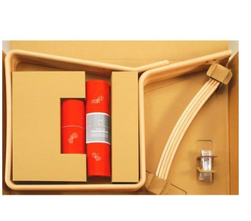 天童木工 Tendo軽量 高品質 コシェルチェア 帆布座面 木製フレーム　青