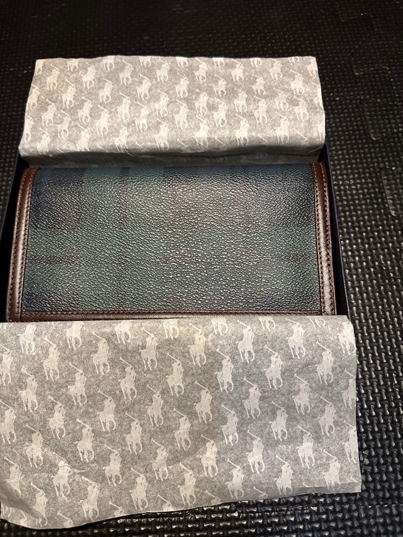 [新品未使用] Polo By Ralph Laure 長財布 ブラックウォッチ