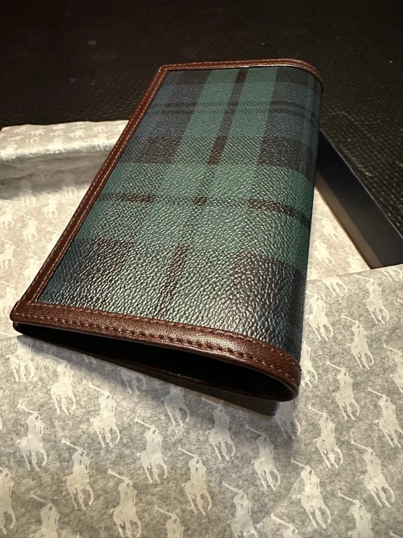 [新品未使用] Polo By Ralph Laure 長財布 ブラックウォッチ