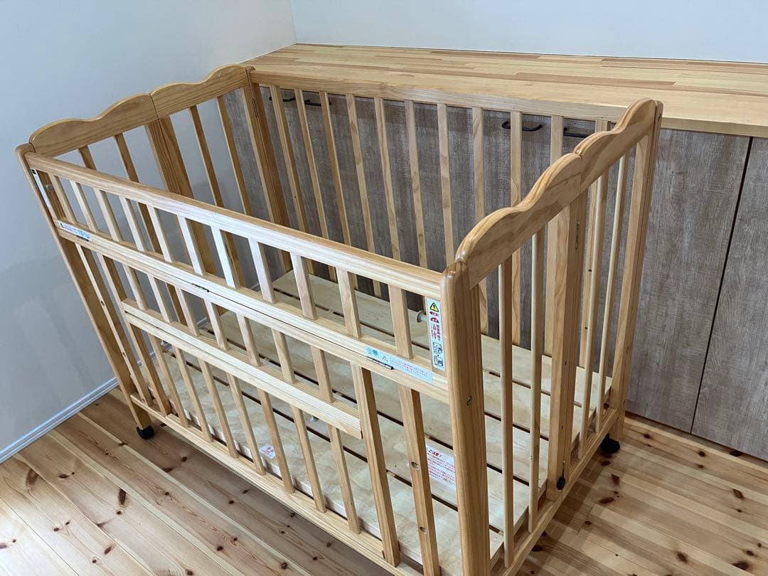 匿名配送　送料込み大和屋　折りたたみベビーベットFL パタン