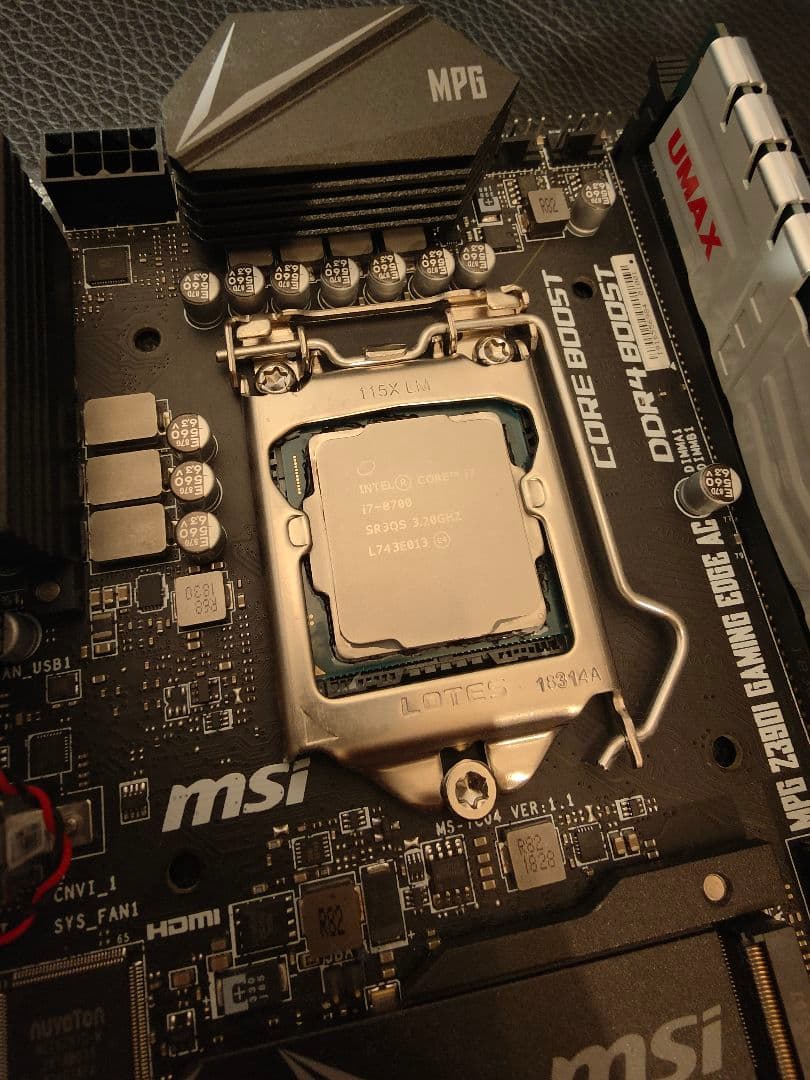 i7 8700 z390 mini-itx メモリセット noctua