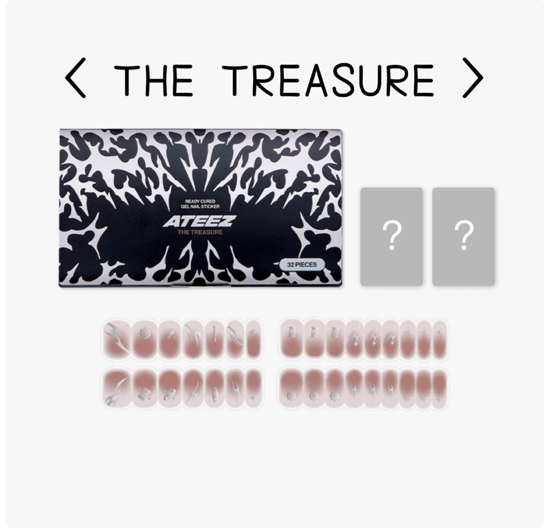 ATEEZ サン ネイルトレカ ブラック