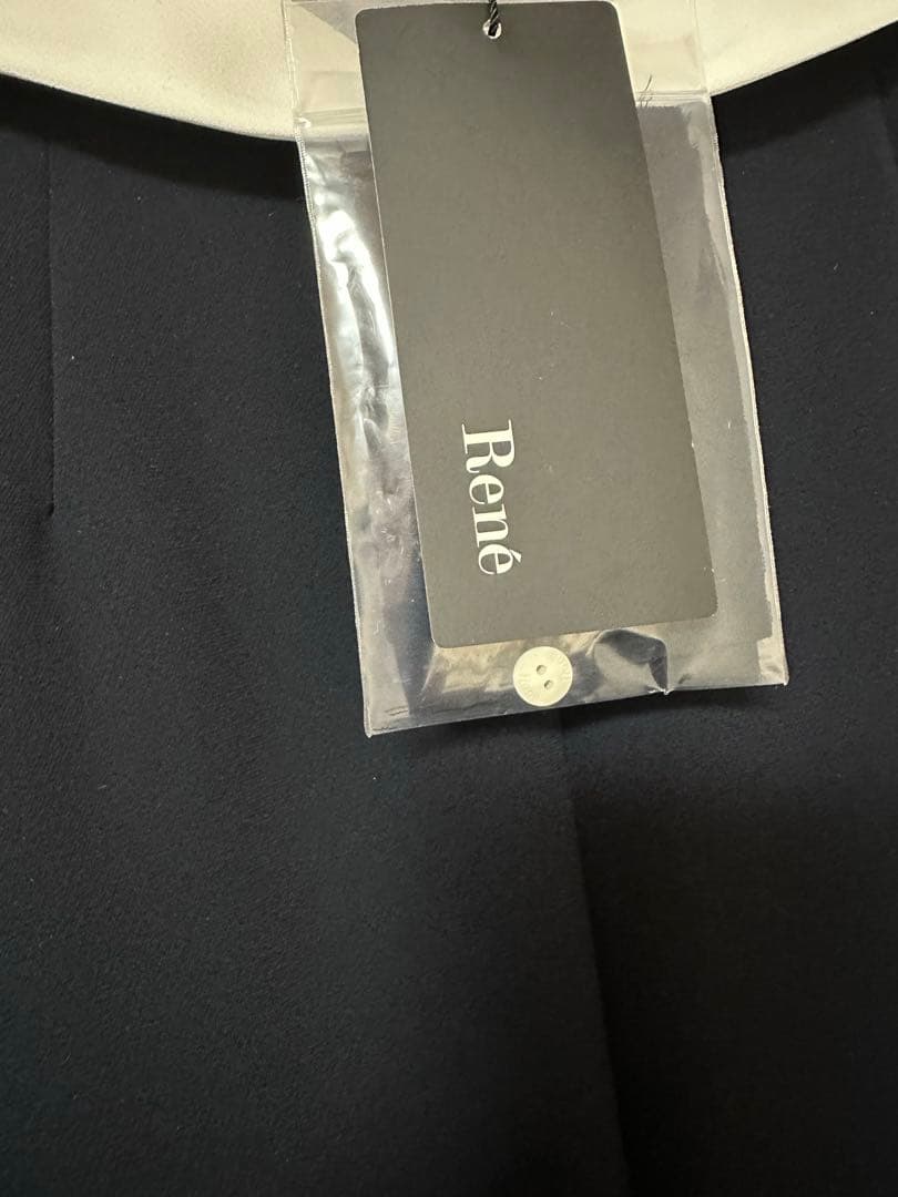 Rene ルネ　白襟ワンピース 38 ★1回着用