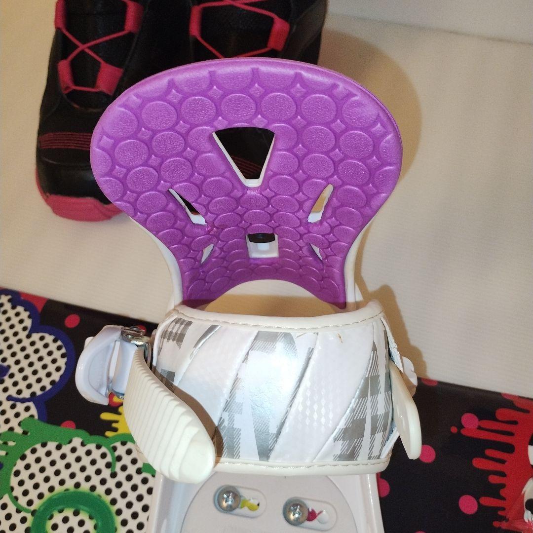 【美品】スノーボード３点セット　ジュニア向け　１３０cm 　２4cm