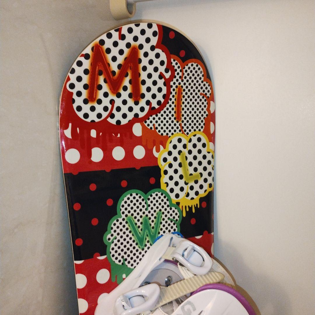 【美品】スノーボード３点セット　ジュニア向け　１３０cm 　２4cm