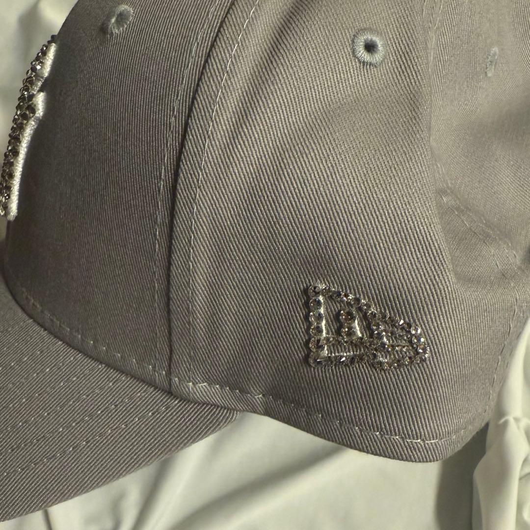 【正規品】NEW ERA 9FORTY グレー デコキャップ