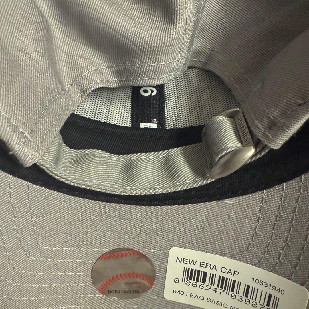 【正規品】NEW ERA 9FORTY グレー デコキャップ
