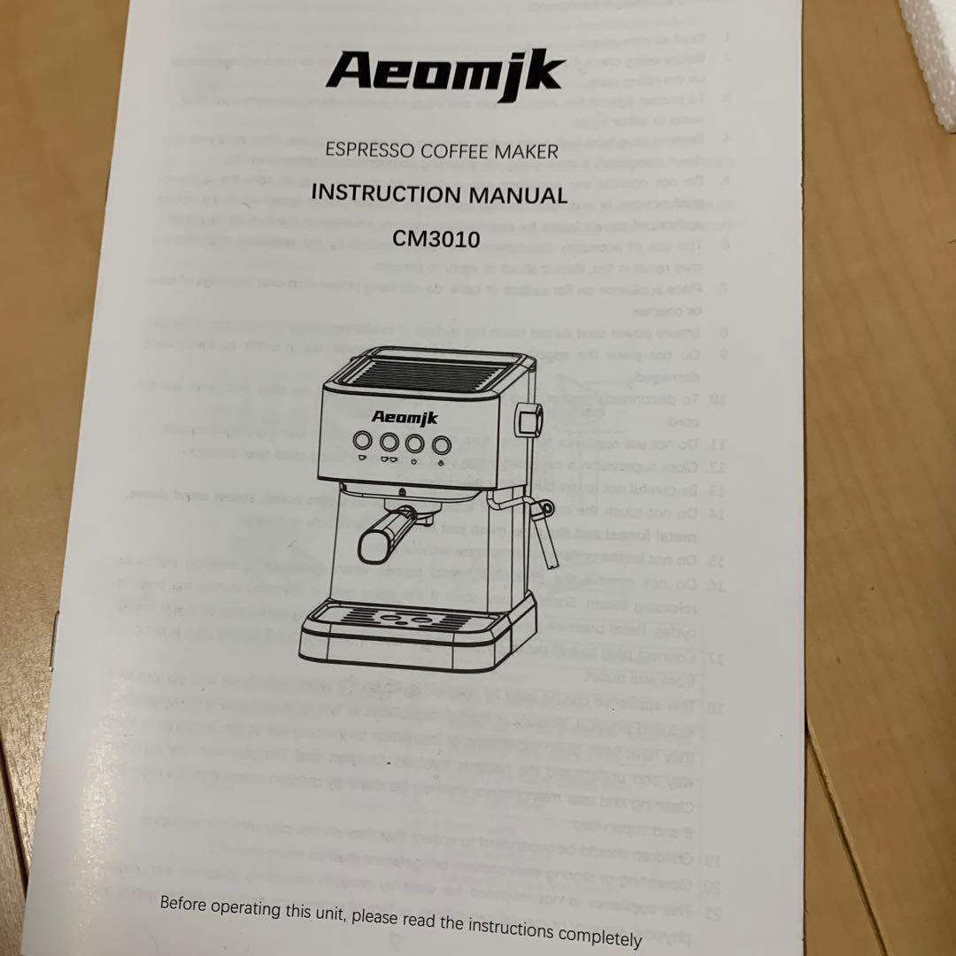 半自動コーヒーマシン エスプレッソ 110Vステンレス 粉末対応 ラテ 家庭用