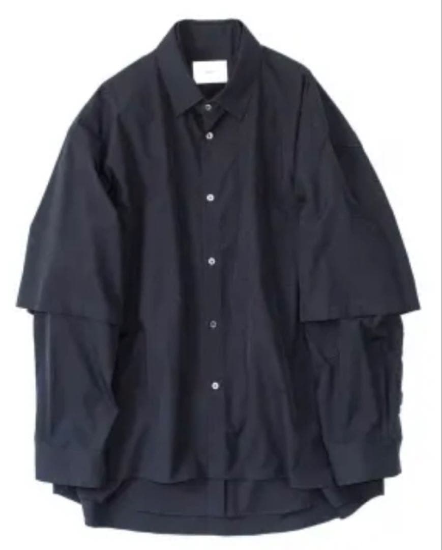トップス stein OVERSIZED DOUBLE SLEEVE SHIRT