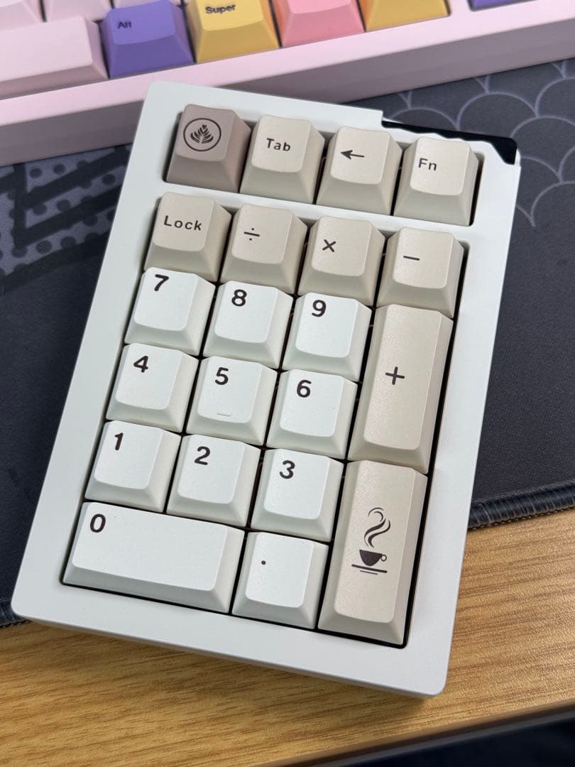 カスタムキーボード パッド 21キー ワイヤレス フルアルミ テンキー