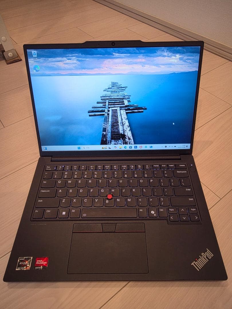 ThinkPad Gen6 E14 US配列、ほとんど未使用　純正アダプター有