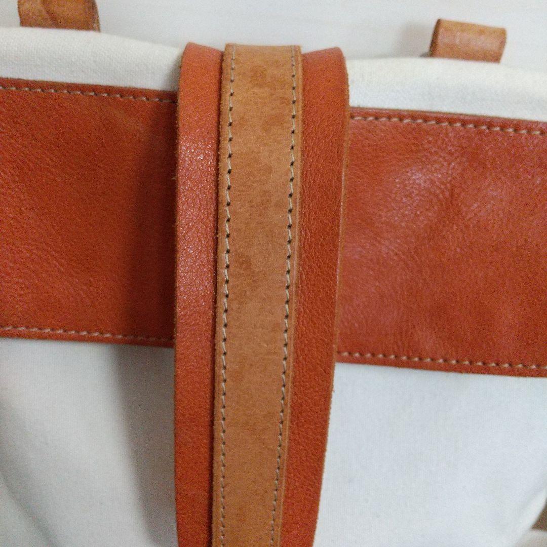 ともさま専用 八幡帆布鞄 革と高島帆布のリュック