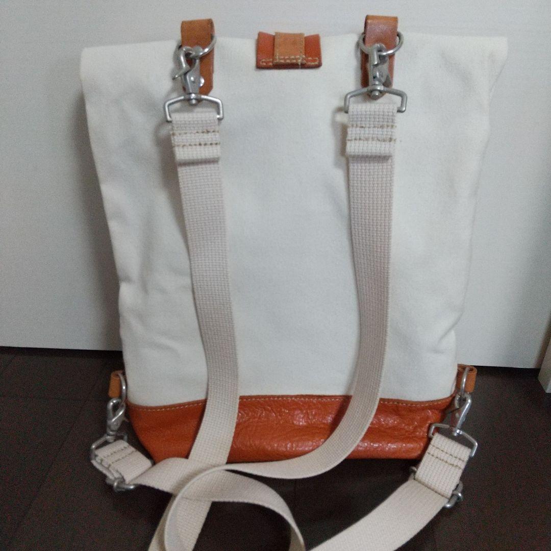 ともさま専用 八幡帆布鞄 革と高島帆布のリュック