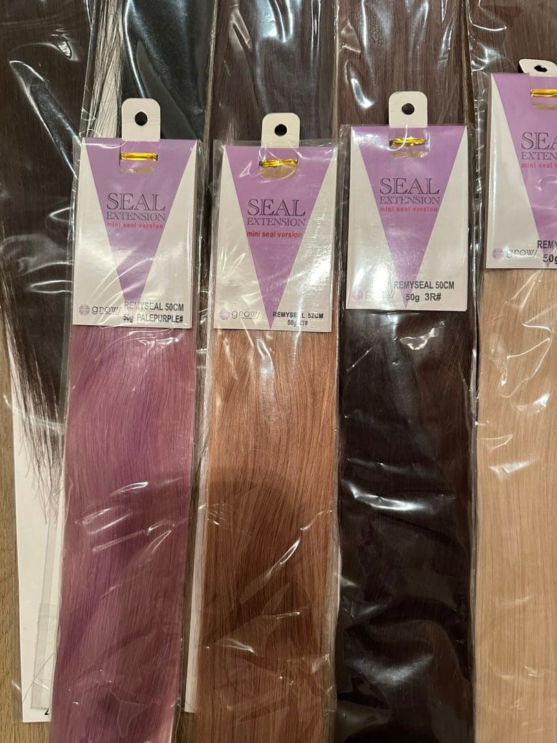 【中古】シール エクステ 17本 glow Normal SEAL 52cm