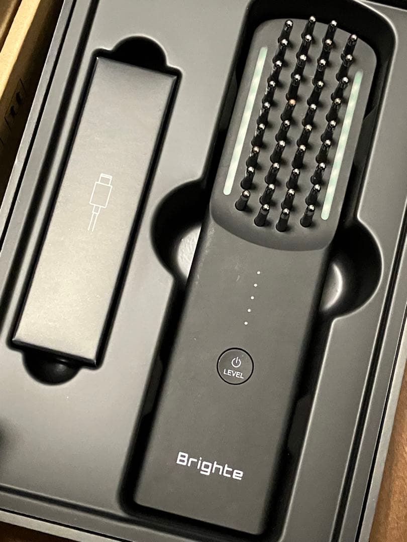 brighte エレキブラシ　ローション付き　正規品　美顔　電気ブラシ　頭皮