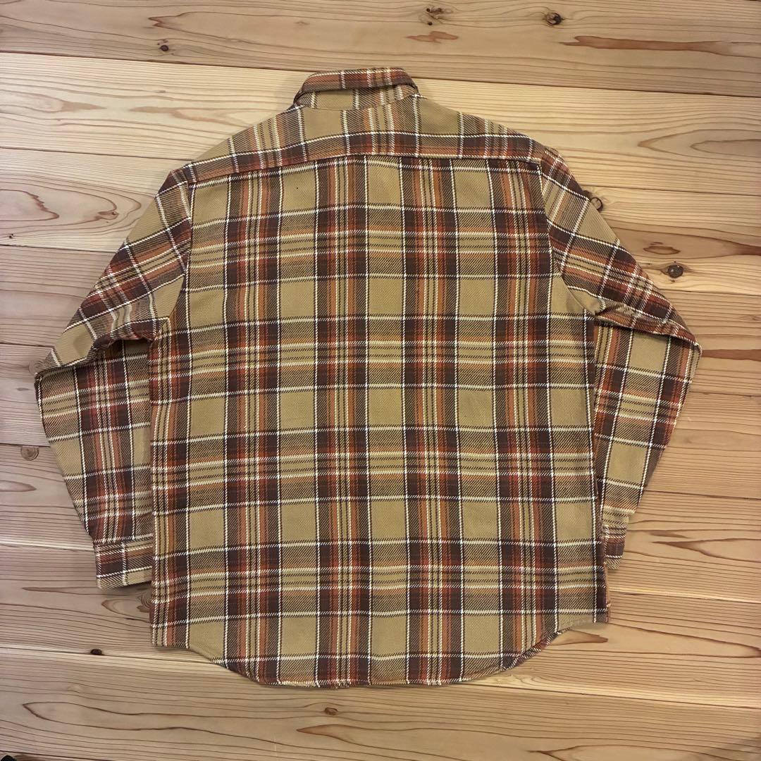 70s BIG MAC ヘビーネルシャツ　L