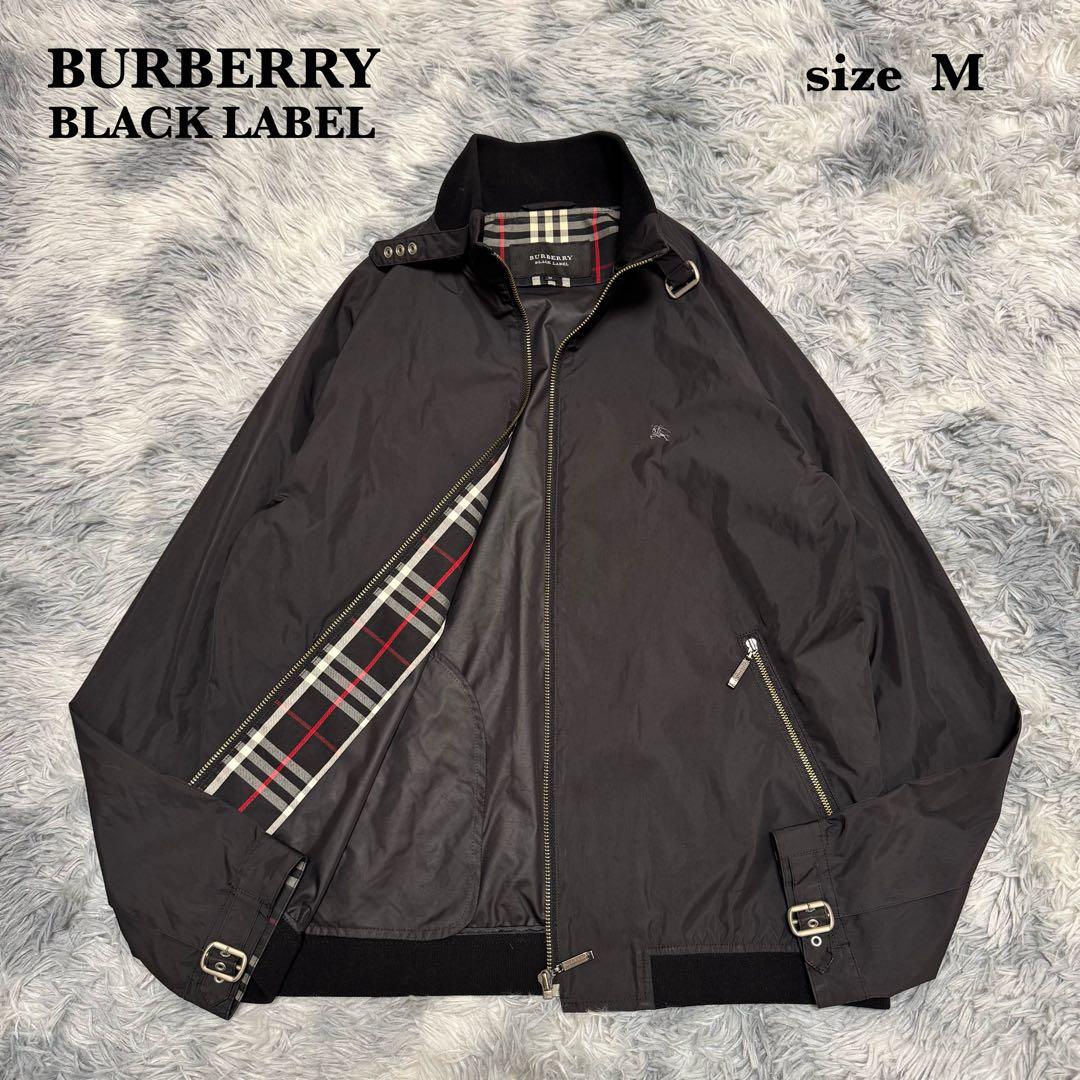 BURBERRY BLACK LABEL ノバチェック ナイロンジャケット