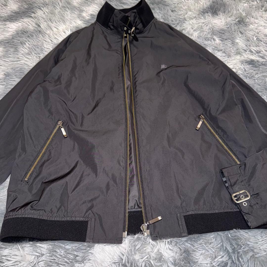 BURBERRY BLACK LABEL ノバチェック ナイロンジャケット