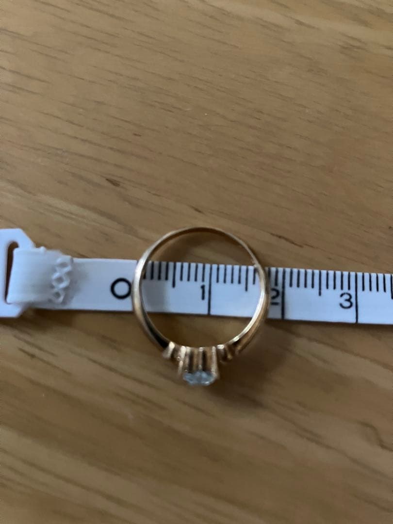 お値下げ！可愛いハート♡ アクアマリンのリング　ジュエリーマキ