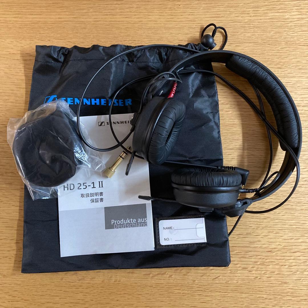 【パッド要交換】Sennheiser HD 25-1 II 有線ヘッドホン