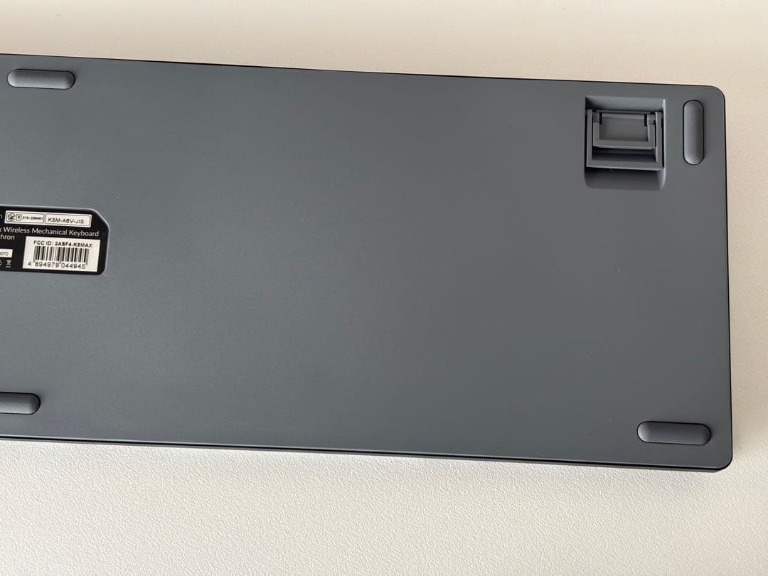 【美品】Keychron K5 Max（静音赤軸・ホワイトLEDライト）