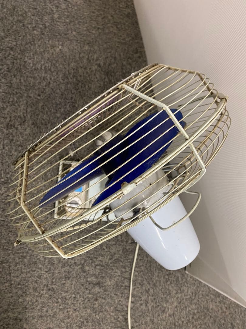 古い昭和の重〜い扇風機ナショナルnationalタイムスイッチあり動作します