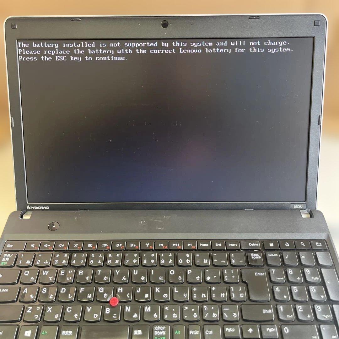 ☆訳有格安XP☆レノボ15.6大画面ノートPC☆ピーチスキン☆トラックポイント☆