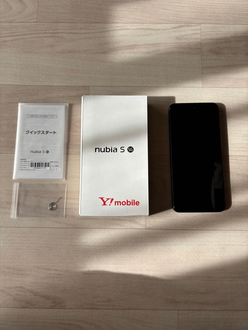 nubia S 5G ブラック A403ZT 本体