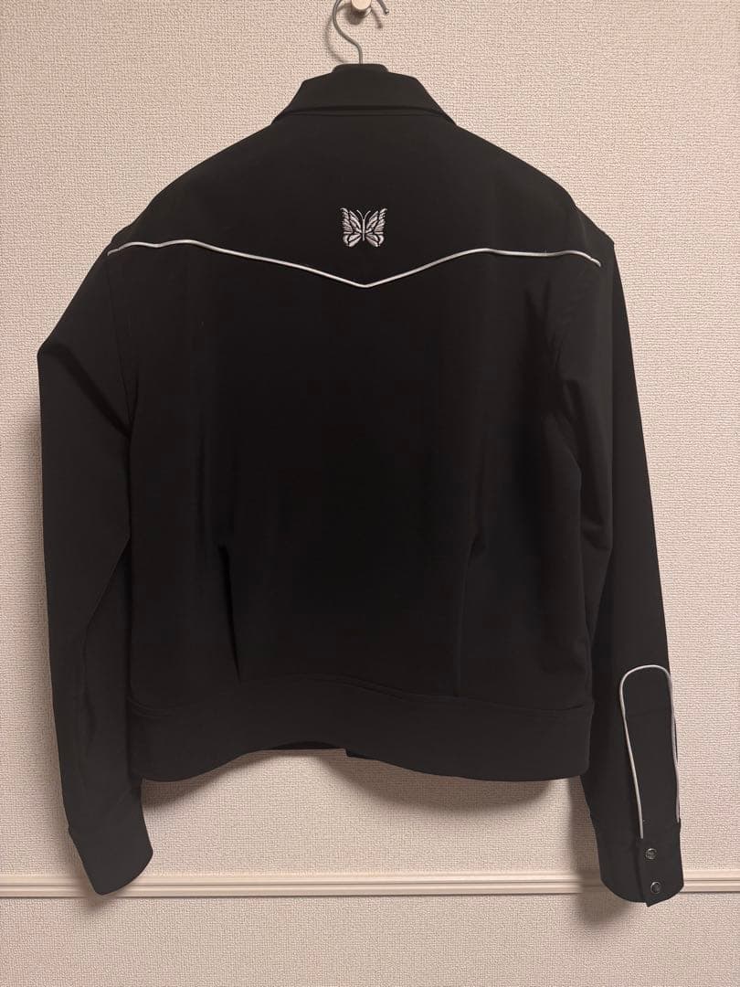 美品Needles パイピングカウボーイ セットアップ 上下ブラックホワイト