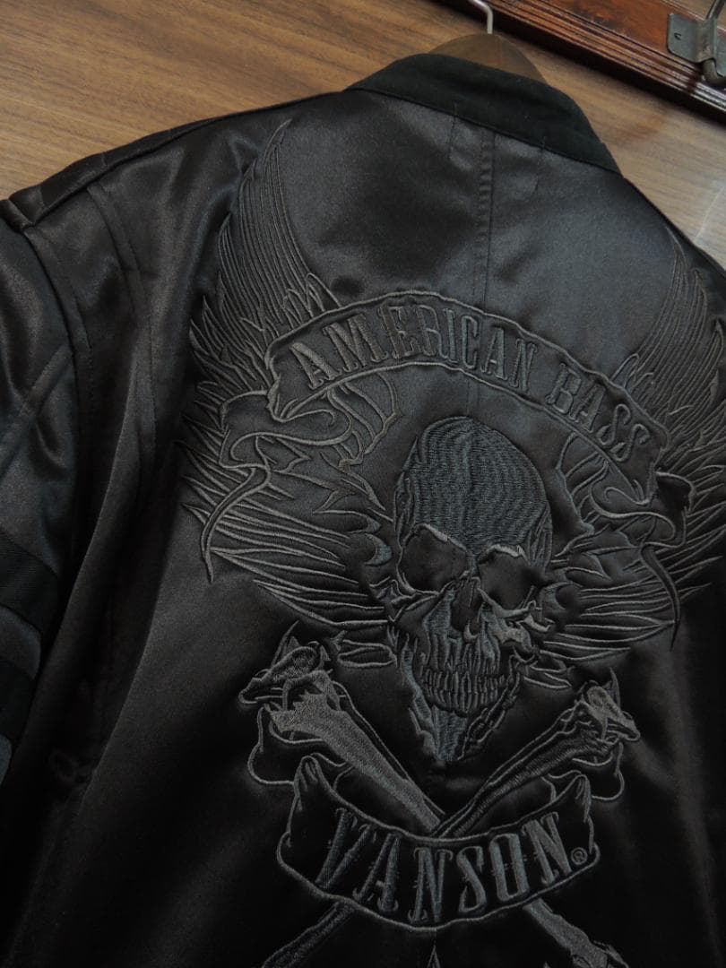 VANSON AMERICAN BASS別注シングル ライダース ジャケットＸＬ