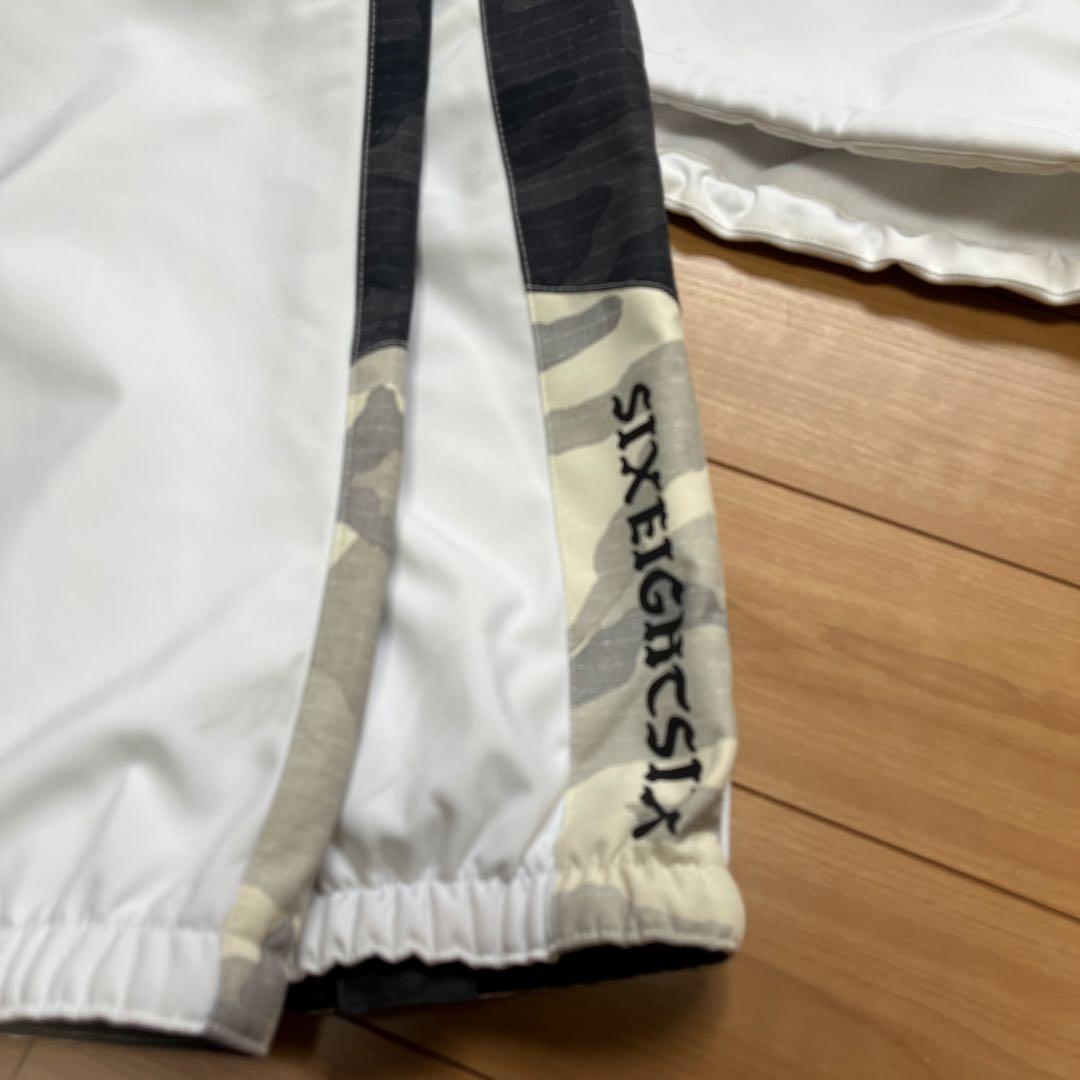 スノボウェア 686ホワイトジャケットとパンツセット