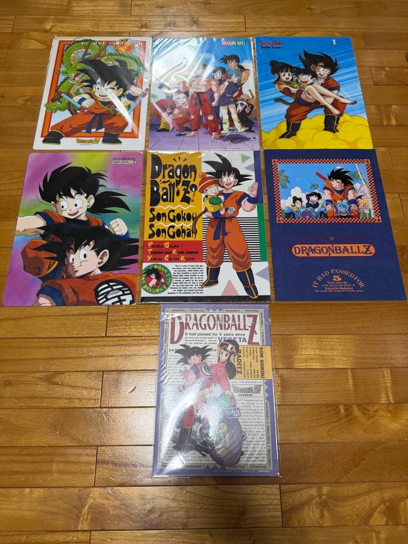 ドラゴンボールZ グッズセット（下敷き4枚・ノート2冊・レターセット） 激レア