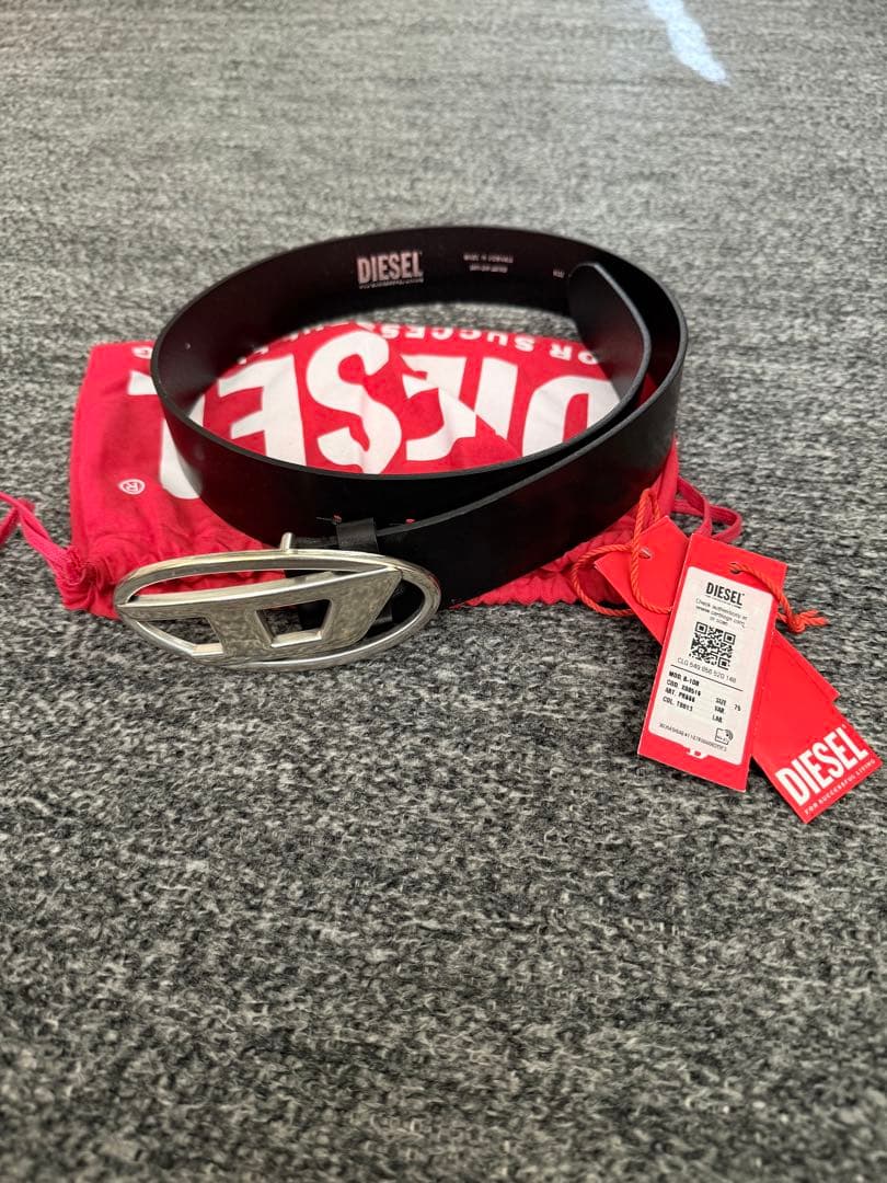 DIESEL ディーゼル ベルト ブラック 75サイズ
