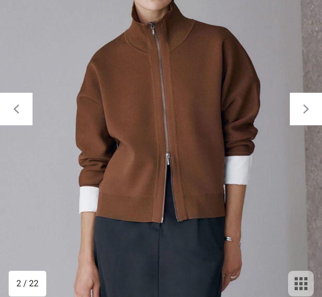 ICB シンセティックダブルフェイス ニットトラックジャケット 36,960円