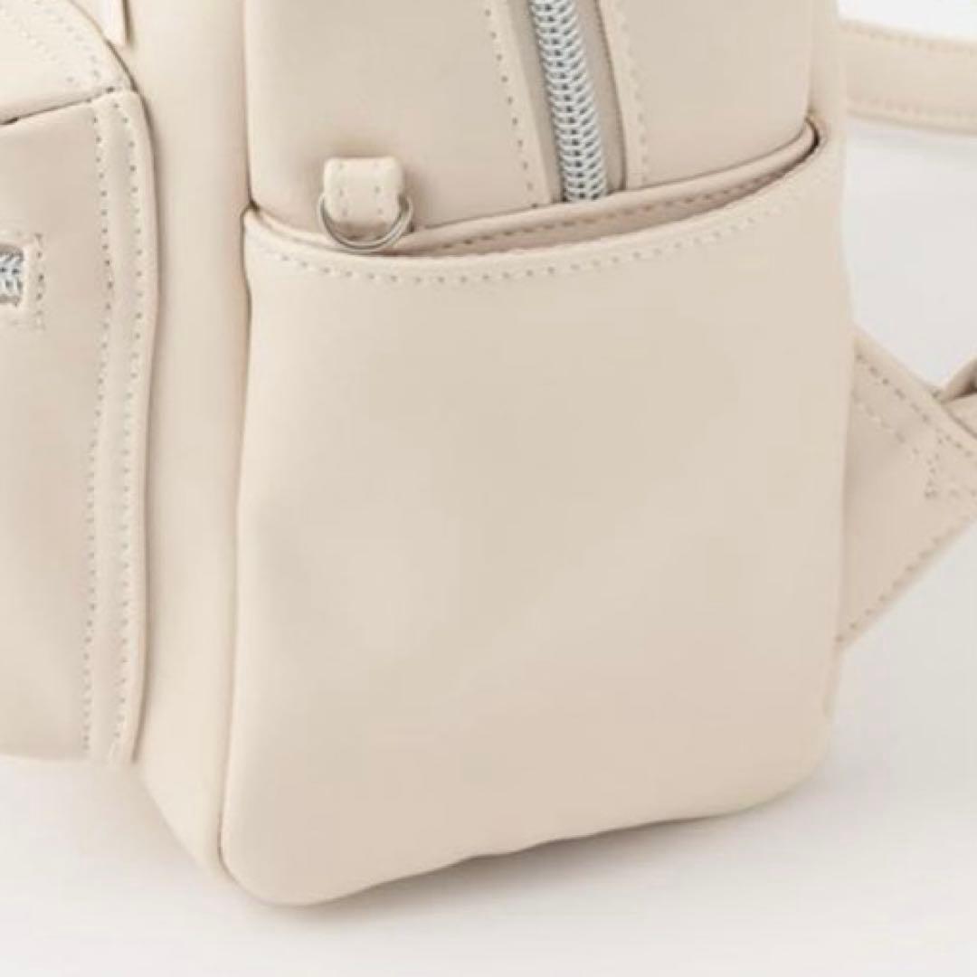 メゾピアノジュニア　ファーぼん天チャームつきリボンいっぱい合皮リュック