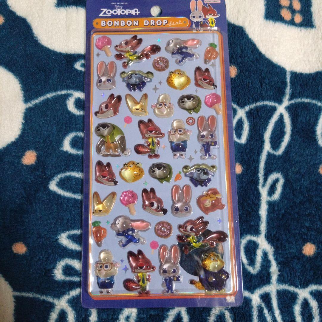 す*い様 ボンボンドロップシール ズートピア ヤングオイスター ベイマックス 4