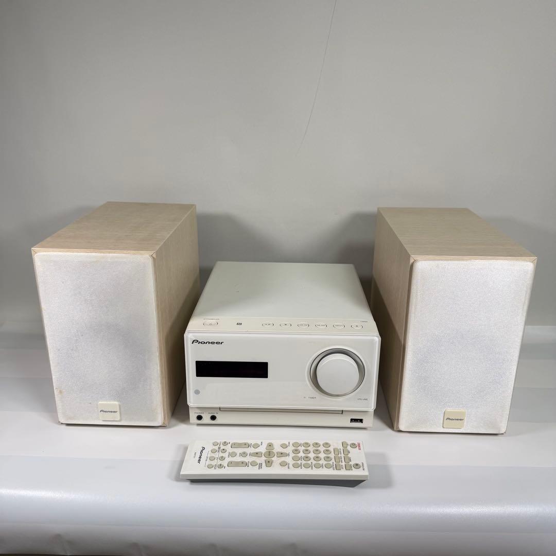 Pioneer X-CM35-W ミニコンポ　ブルートゥース接続　可能