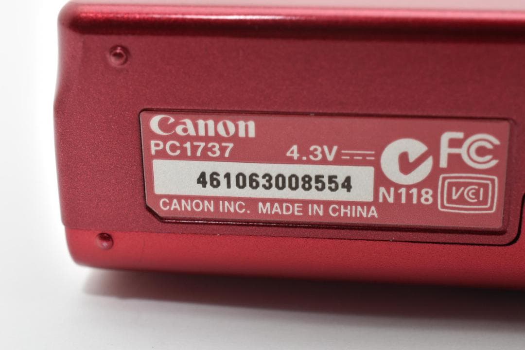 【極美品】Canon PowerShot A3400 IS レッド　動作確認済