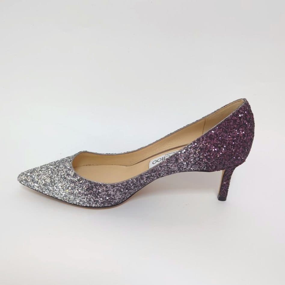 未使用級✨JIMMYCHOO シルバー ジミーチュウ グリッター ウェディング