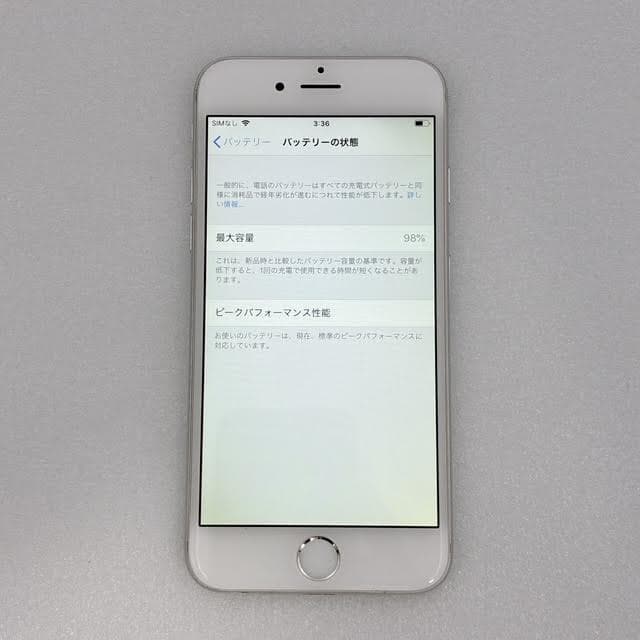 【良品】iPhone6 64GB シルバー 本体 バッテリー最大容量98%