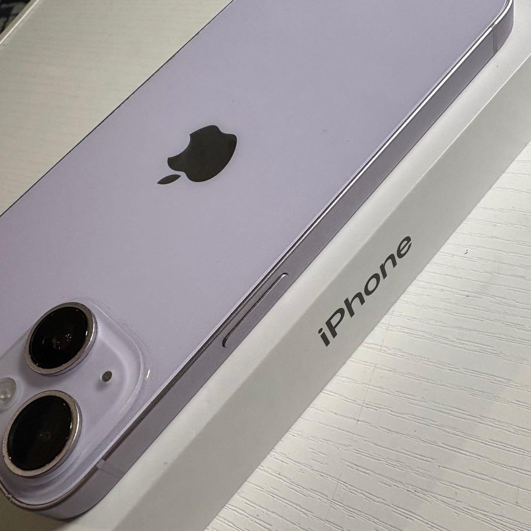 iPhone14 256GB パープル SIMフリー 極美品