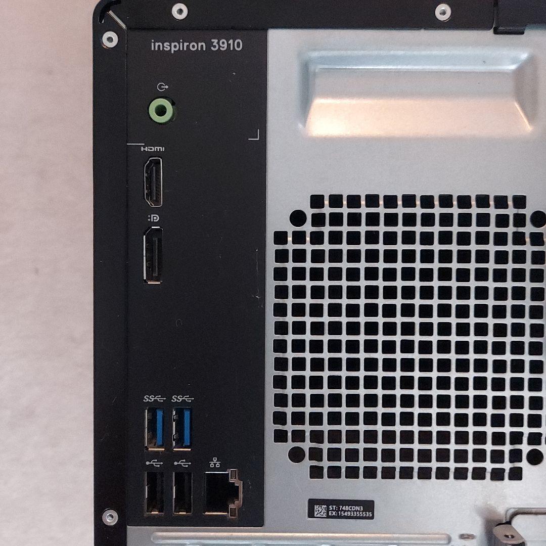 Insprion3910 Dell 12世代Core i3 SSD2TB+1TB