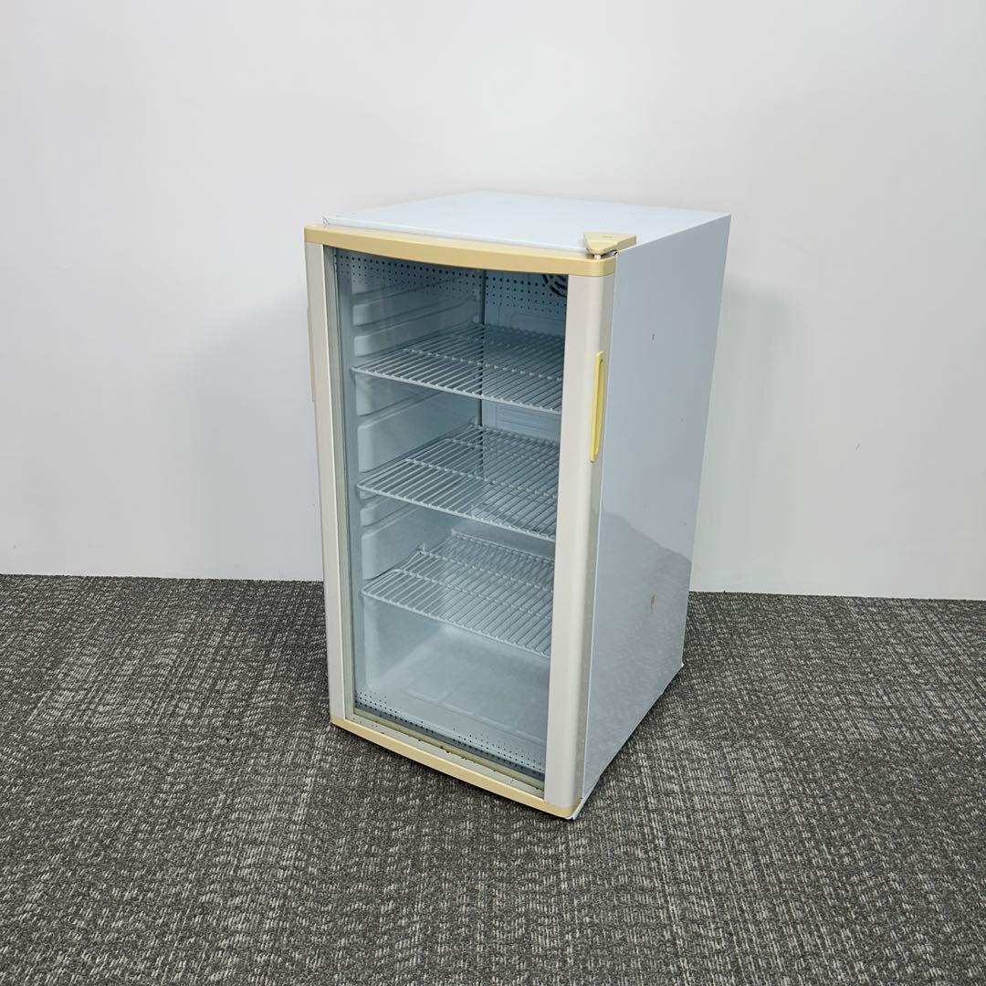 86業務用 冷蔵ショーケース オフィスコンビニ XW-105 左右開き 小型