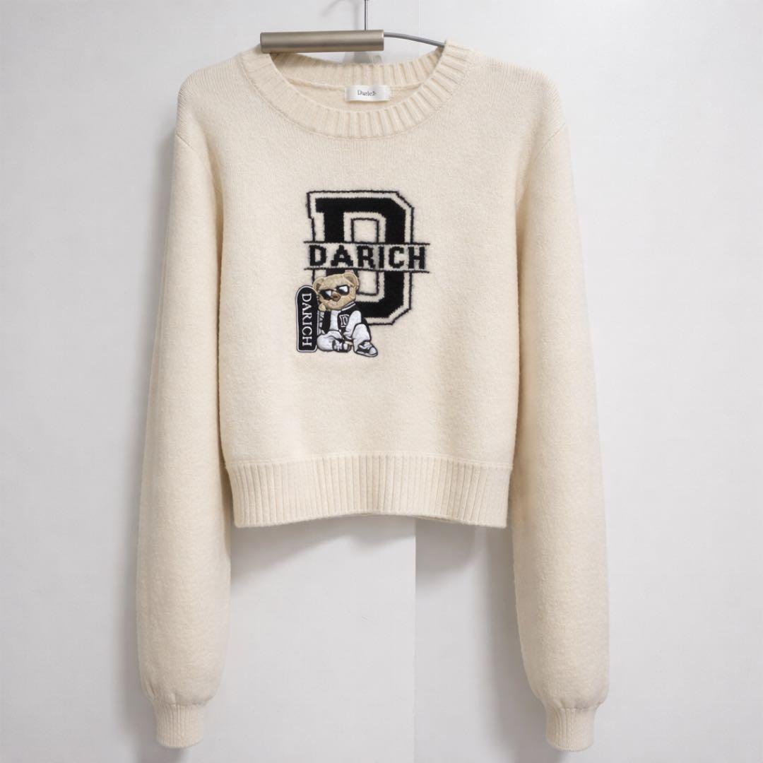 Darich Dベアジャガードニット アイボリー