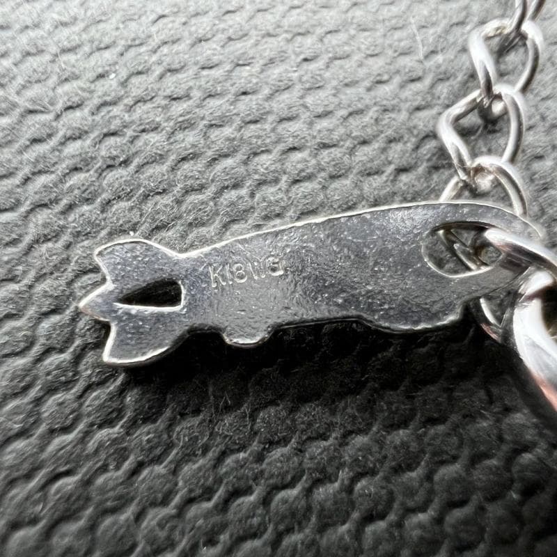 E-NO’s ブレスレット ヘマタイト ファング K18 WG