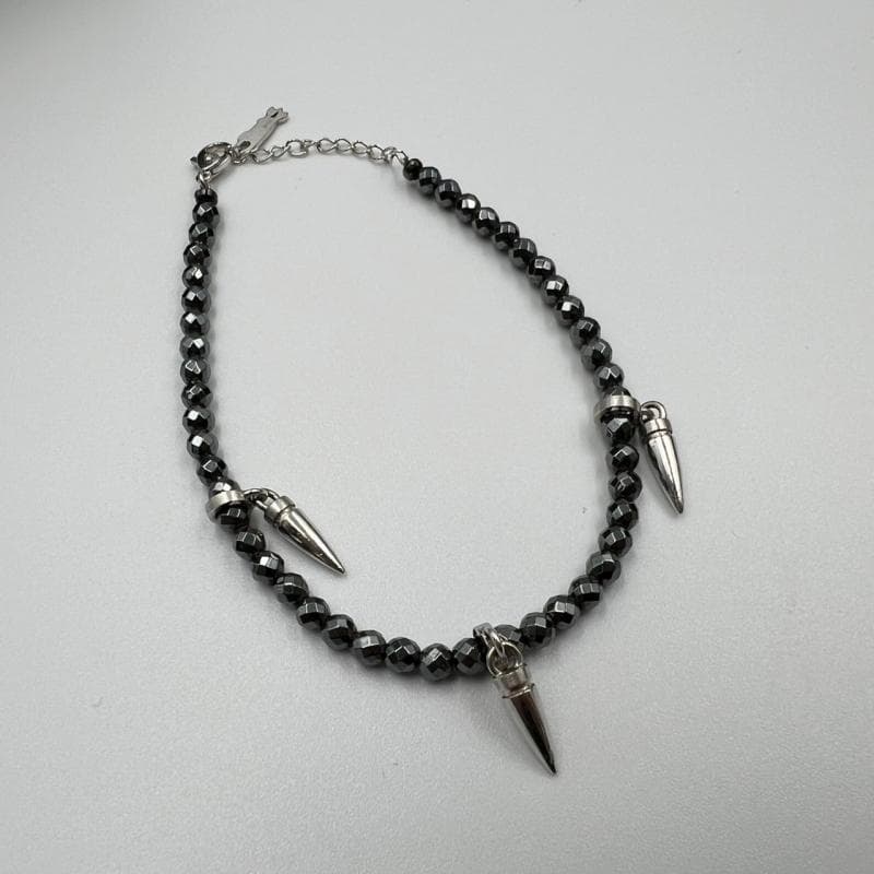 E-NO’s ブレスレット ヘマタイト ファング K18 WG